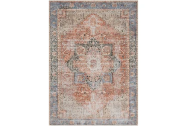 2'x2'9" Rug-Traditional Distressed Multicolor