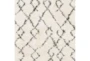 10'x13'9" Rug-Global Shag Charcoal/Beige - Detail