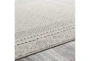 2'6"x7'3" Rug-Global Low/High Grey And Beige - Side