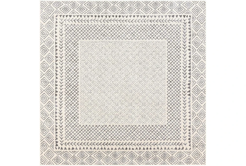 Square Rug Global Low High Grey, Gray Beige Area Rugs