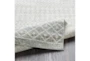 10'x14' Rug-Global Grey And White Stripe - Detail