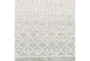 7'8"x10'3" Rug-Global Grey And White Stripe - Detail