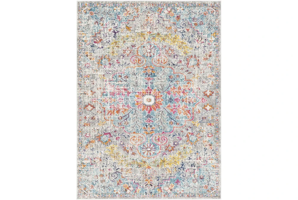 5'3"x7'3" Rug-Traditional Blue/Multicolroed