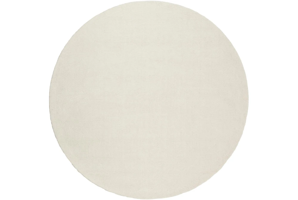 6 Round Rug Modern Cream Living Spaces, How Big Is A 6 Round Rug