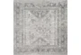 6'5"x6'5" Square Rug-Traditional Grey - Signature