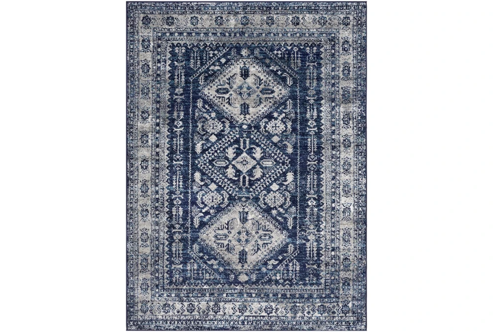 6'6"x9' Rug-Traditional Navy