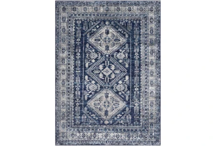 7'8"x10'2" Rug-Traditional Navy