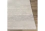 4'3"x5'9" Rug-Global Muted Stripe Grey - Material