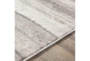 5'3"x7'1" Rug-Modern Stripe Grey And Tans - Side