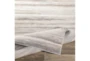 7'8"x10' Rug-Modern Stripe Grey And Tans - Detail