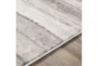 7'8"x10' Rug-Modern Stripe Grey And Tans - Side