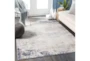 5'3"x7'1" Rug-Modern Distressed Grey And Blue - Room