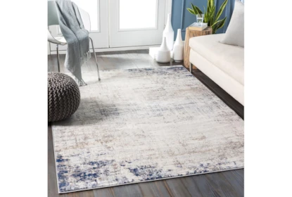 3 Rug Modern Distressed Grey And Blue, Blue Grey Area Rugs 9×12