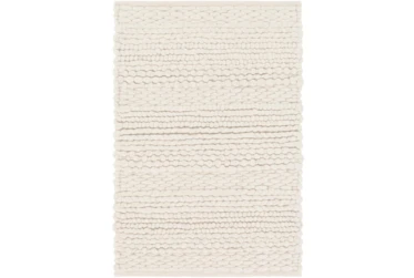 2'x3' Rug-Modern Texture Ivory And Charcoal