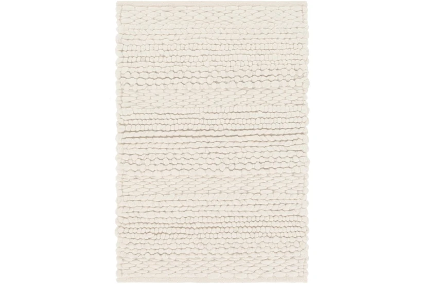 2'x3' Rug-Modern Texture Ivory And Charcoal - 360