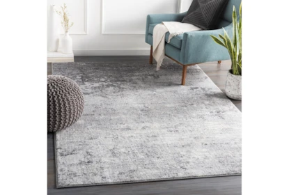 9 X12 3 Rug Modern Greys And White, White And Gray Rugs