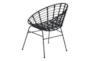 Shell Outdoor Black Dining Chair Set Of 2 - Detail