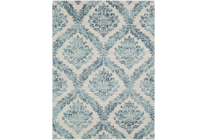 7'8"x10'3" Rug-Cottage Blue And Ivory - 360