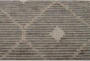 2'6"x8' Runner Rug-Traditional Diamond Stone Gray - Detail