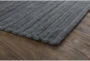 8'x10' Rug-Modern Charcoal Plush Wool Blend - Detail