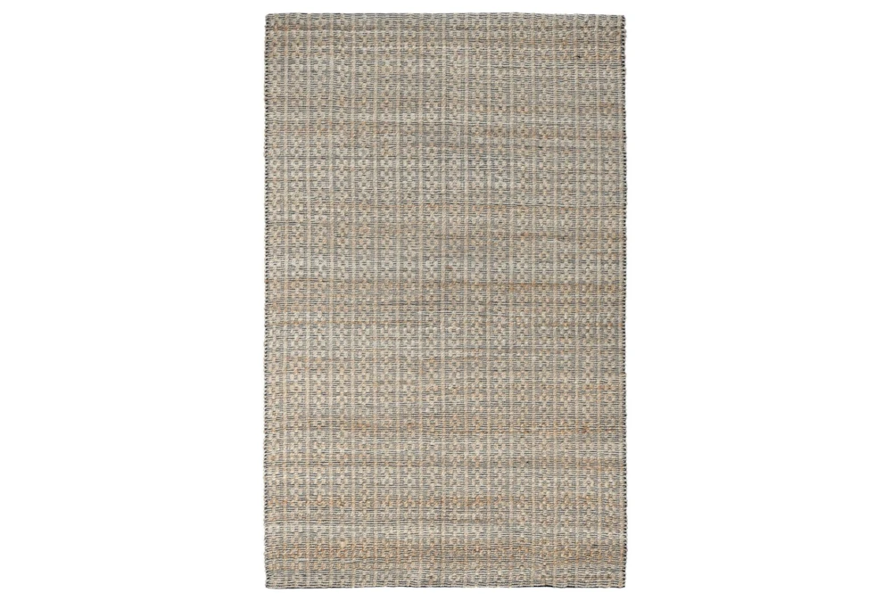 5'X8' Rug- Natural And Black Textured