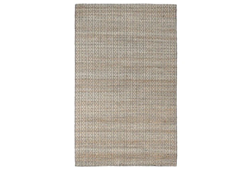 5'X8' Rug- Natural And Black Textured - 360