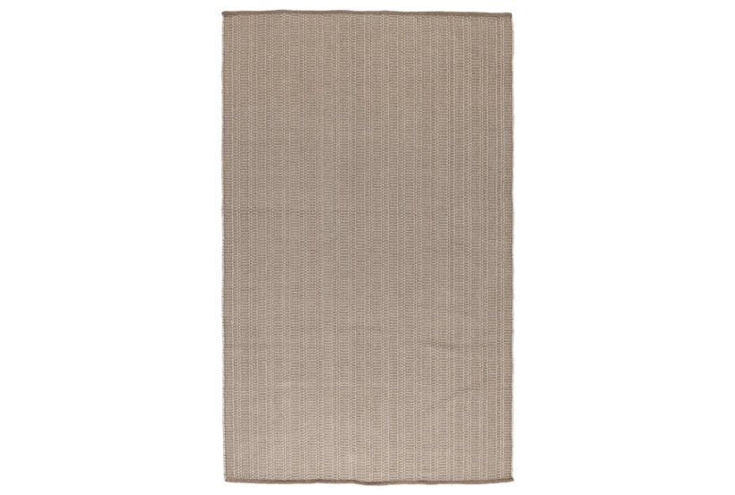 2'X3' Outdoor Rug- Tan Elevated Woven Texture - 360