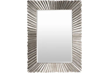 Mirror-Luxe Antiqued Silver 36X49