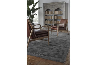 5'x8' Rug-Modern Distressed Charcoal Woven