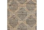 5'X8' Rug- Natural And Black Textured Geometric Pattern - Detail