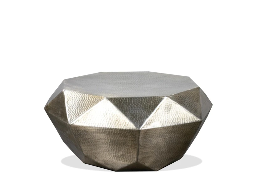 Olivia Geometric Round Coffee Table - 360