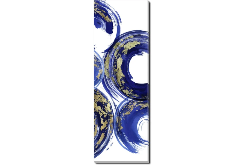 Picture-Gold And Blue Swirl III - 360