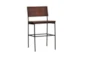 Sawyer Wood/Metal Counter Stool With Back - Signature