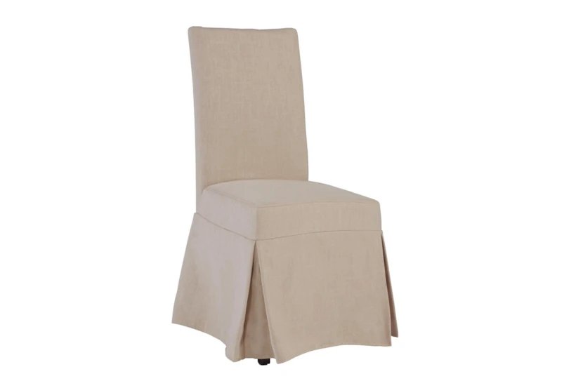 Charlotte Blush Slipcover Dining Chair - 360