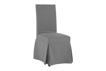 Charlotte Slipcover Dining Chair - Gray