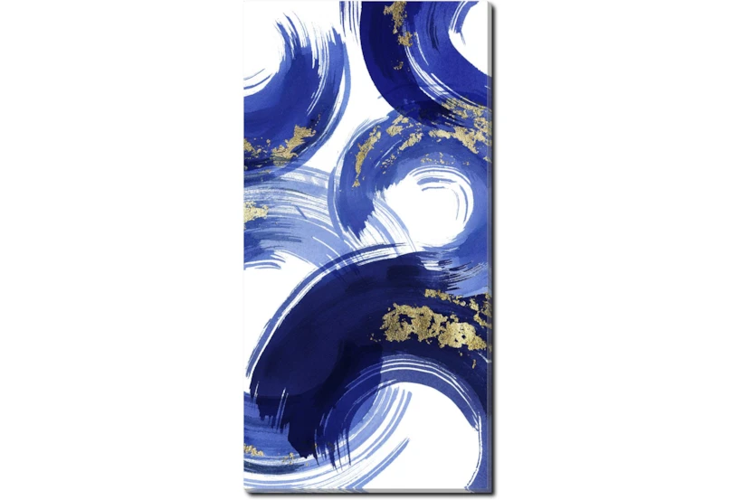 Picture-Gold And Blue Swirl II - 360