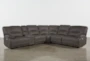 Marcus Grey 6 Piece 131" Sectional With Power Headrest & Usb - Signature