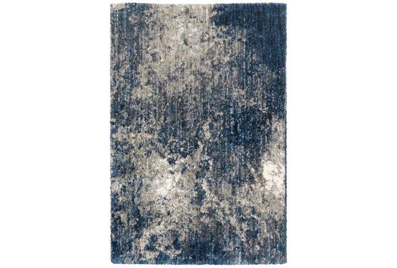 3'8"x5'4" Rug-Asher Abstract Shag Blue - 360
