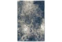 3'8"x5'4" Rug-Asher Abstract Shag Blue - Signature