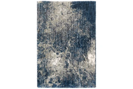 5'3"x7'6" Rug-Asher Abstract Shag Blue