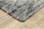 6'6"x9'5" Rug-Asher Abstract Shag Grey - Detail