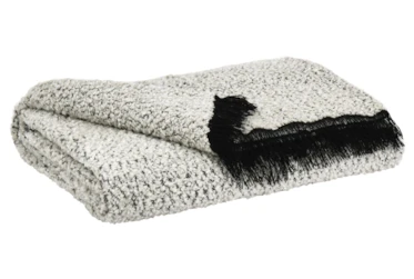 Accent Throw-Hand Woven Black /White