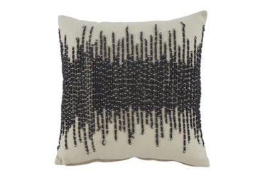 Accent Pillow-Abstract Cream/Dark Gray 20X20