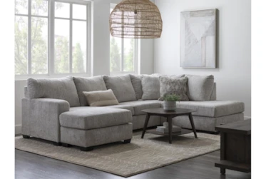 Cambrie 124" 2 Piece Dual Chaise Sectional With Right Arm Facing Sofa Chaise And Left Arm Facing Corner Chaise