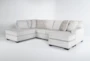 Cambrie 124" 2 Piece Dual Chaise Sectional with Right Arm Facing Sofa Chaise And Left Arm Facing Corner Chaise - Signature