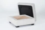 Cambrie Storage Cocktail Ottoman - Side