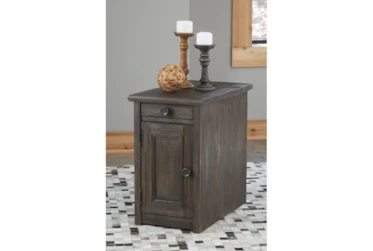 Wynd Rustic Brown Chairside End Table