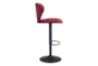 Era Red Contract Grade 35" Bar Chair With Back - Side