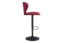 Era Red Contract Grade 35" Bar Chair With Back - Detail
