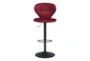 Era Red Contract Grade 35" Bar Chair With Back - Detail